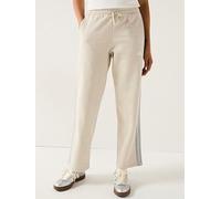 adidas Sportswear Women's Holiday 3-Stripes Fleece Open Hem Pants, Wonder Alumina, Size L, Women Wonder Alumina