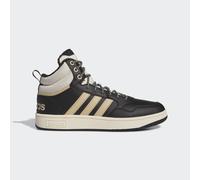 adidas Sportswear Womens Hoops 3.0 Mid Lifestyle Basketball Classic Fur Lining Winterized Shoes - Black - Size UK 11