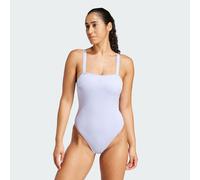 adidas Sportswear Womens Iconisea Padded U-Back Swimsuit - Purple Recycled Material - Size Medium/Large