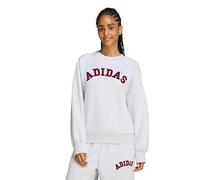 adidas Women'sAdidas Women 3-Stripes Crew Sweatshirt M maroon/off white