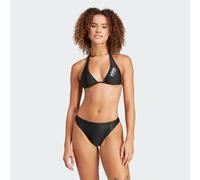 adidas Sportswear Womens Padded Neckholder Bikini - Black/White Recycled Material - Size X-Small