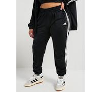 adidas Sportswear Womens Plus Size Tricot 3-stripes Tracksuit Bottoms - Black, Black/White, Size 2X, Women Black/White