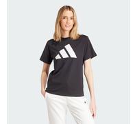 adidas Sportswear Womens Pwr 3 Graphic Tee - Black Cotton - Size Large