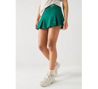 adidas Women's Seasonal Essentials Colorpop Skirt with Inner Leggings, Collegiate Green/Wonder Alumina, XL