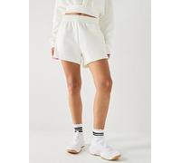 Adidas Soft Lux Loose Shorts White XL Woman