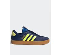adidas Sportswear Women's Vl Court 30 Trainers - Blue, Dark Blue/Yellow/Gold Met., Size 6, Women Dark Blue/Yellow/Gold Met.