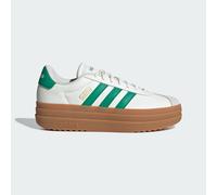 adidas Sportswear Womens VL Court Bold Shoes - White/Green Leather - Size UK 9.5