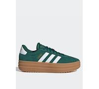 adidas Sportswear Women's Vl Court Bold Trainers, Coll Green/Ftwr White/Gold Met, Size 4, Women Coll Green/Ftwr White/Gold Met