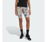 ADIDAS Sportswear Womens X Farm Bike Shorts - Grey Cotton - Size Large