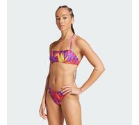 adidas Sportswear Womens x FARM Neckholder Bikini Set - Pink - Size 2XS