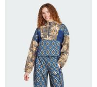 adidas Sportswear Womens x FARM Rio Premium Track Jacket - Blue Recycled Material - Size 2XS