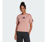 adidas Sportswear Womens Z.N.E. Tee - Coral Cotton - Size 2XS (Short)
