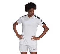 adidas Women's Squadra 21 Jersey, White/White/Black, S