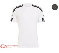 Adidas Squadra 21 Sports Men's Shirt Football Short Sleeve Soccer Tee T-Shirt