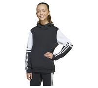 adidas Unisex Kids Squadra25 Sweat Hoody Kids Sweatshirt, black/white, 13-14 Years