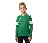 adidas Unisex Kids SQUADRA25 Jersey Long Sleeve Kids, Team Green/White, 11-12 Years