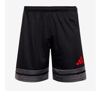 adidas Men's SQUADRA25 Short, Black/Team Grey Four/Pure Ruby, 3XL