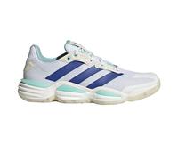 adidas Stabil 16 Men's Indoor Court Shoes | UK 8 in Cloud White/Lucid Blue/Semi Flash Aqua