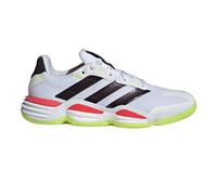 adidas Men's Stabil 16 Indoor Shoes, Cloud White/Aurora Met. / Aurora Plum, 9.5 UK