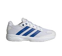 adidas Stabil Junior Indoor Court Shoes | UK J4 in Cloud White/Royal Blue/Grey