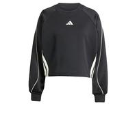adidas Stadium 3-Stripes Crewneck Sweatshirt Black/Off White