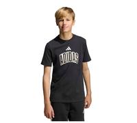 Adidas Stadium Lettering Short Sleeve T-shirt Black 15-16 Years Kids