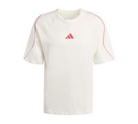 Adidas Stadium T-Shirt Off White Pure Ruby - Men's Fitness Top