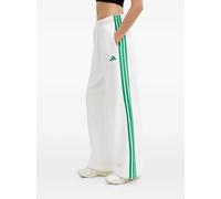 adidas Stadium three-stripe track pants - White L