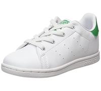 adidas Originals Stan Smith El Infant Trainers - White/Green, White/Green, Size 4 White/Green