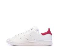 adidas Stan Smith Girls' White/Pink Sneakers, white, 3.5 UK