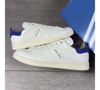 adidas Stan Smith Lux Leather ‘Crystal White / Royal Blue’ - Size UK 6.5 / EU 40