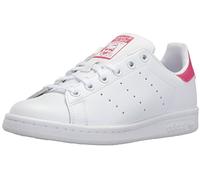 adidas Stan Smith Sneaker, White/White/Pink, 6 UK