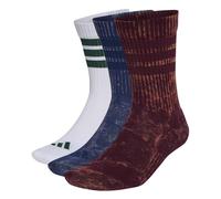 adidas 3 Stripes Cushioned Crew socks 3 pairs white navy burgundy - S