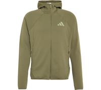 Adidas - Stretch hooded fleece - Xperior VK Fleece Hooded Jkt M Olive Strata for Men in Recycled Polyester - Size S - Khaki Khaki S