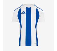 adidas Men's Striped 24 Jersey, White/Team Royal Blue, S