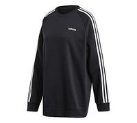 adidas Studio Lounge 3 Stripes Sweatshirt Womens Black/White 20-22