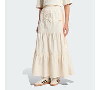 Adidas Summer Glow Tired Maxi Skirt Wonder White - Size Extra Large (XL) / 20-22