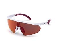 Adidas Sunglasses 0SP0015/S 21L Semi Rimless White Color for Men