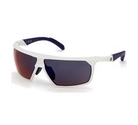 Adidas Sunglasses 0SP0030/S 21Z 70 Full Rim Gradient Purple Mirror for Men