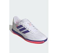 adidas SUPER SALA COMPETITION III Indoor Football Shoes, White/Blue, Size 7.5, Men White/Blue