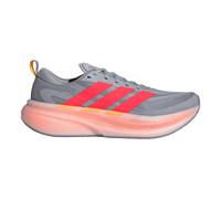 adidas Men's Supernova Glide Running Shoes, Halo Silver/Lucid Red/Grey, 12.5 UK