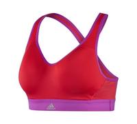adidas Supernova Womens Pink Sports Bra - Red - Size X-Small
