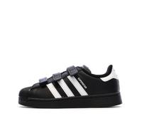 adidas Superstar Boys Black Sneakers, Black, 8 UK