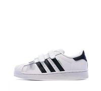 adidas Superstar Cf C, Unisex Kid's Sneaker, Ftwr White/Core Black/Ftwr White, 1 UK (33 EU)