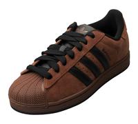 adidas Superstar Ii Unisex Fashion Trainers in Brown Black - 9 UK