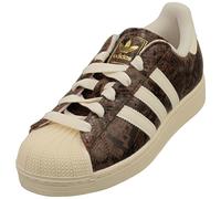adidas Superstar Ii Womens Fashion Trainers in Brown White - 6 UK