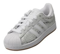 adidas Superstar Ii Womens Fashion Trainers in Silver White - 6.5 UK