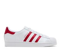 adidas Superstar Men's Sneaker's, Footwear White/Better Scarlet/Footwear White, 9.5