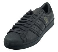 adidas Superstar Vintage Unisex Classic Trainers in Black Gold - 8.5 UK
