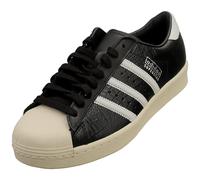 adidas Superstar Vintage Womens Classic Trainers in Black White - 8 UK